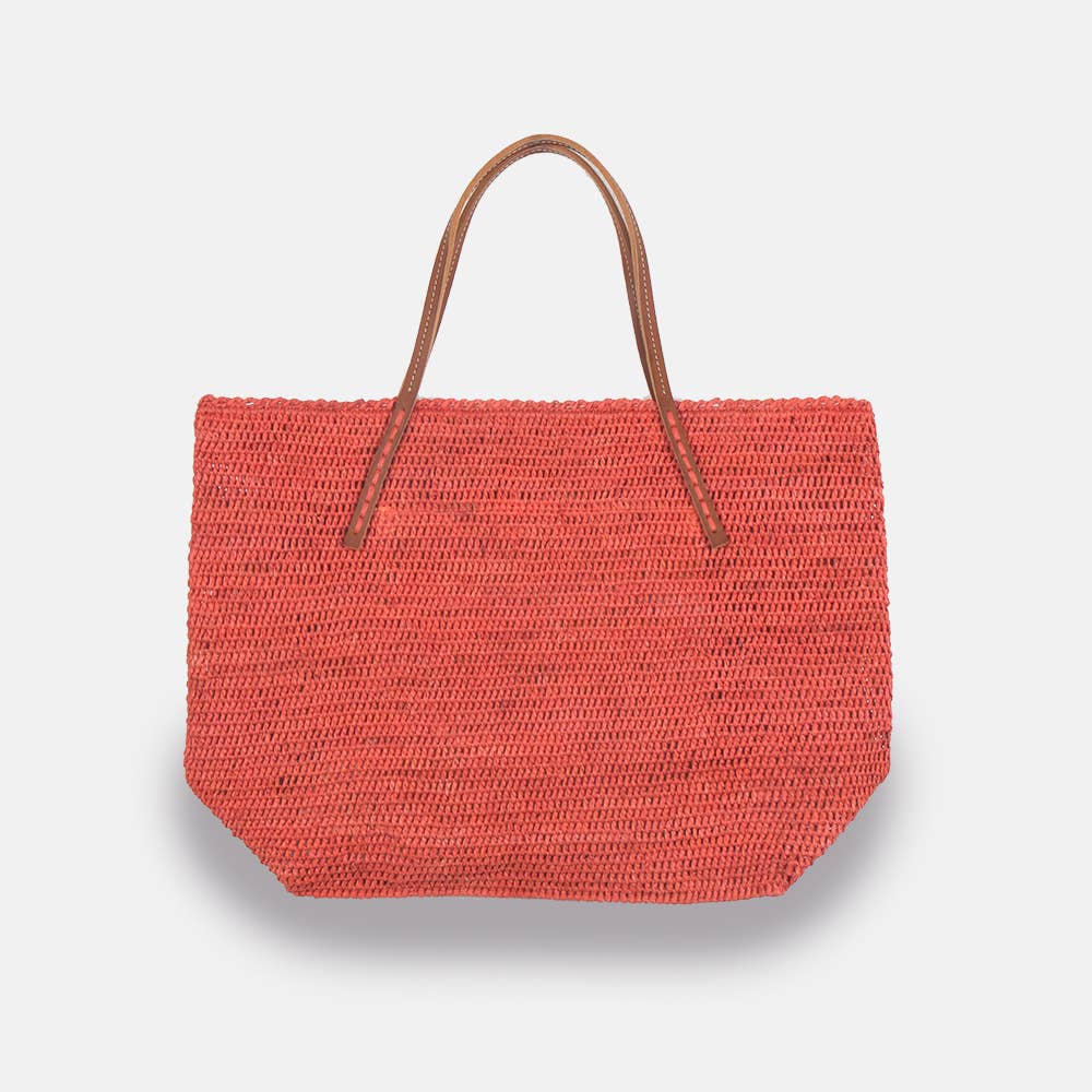 Beby MA-C SS23 - Panier classique en raphia à mailles serrées - Sans-Arcidet