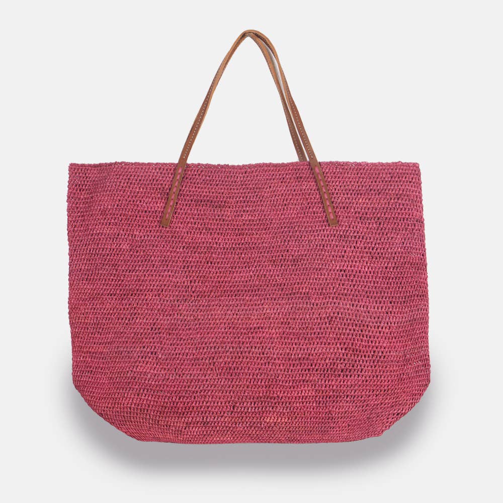 Beby MA-C SS23 - Panier classique en raphia à mailles serrées - Sans-Arcidet
