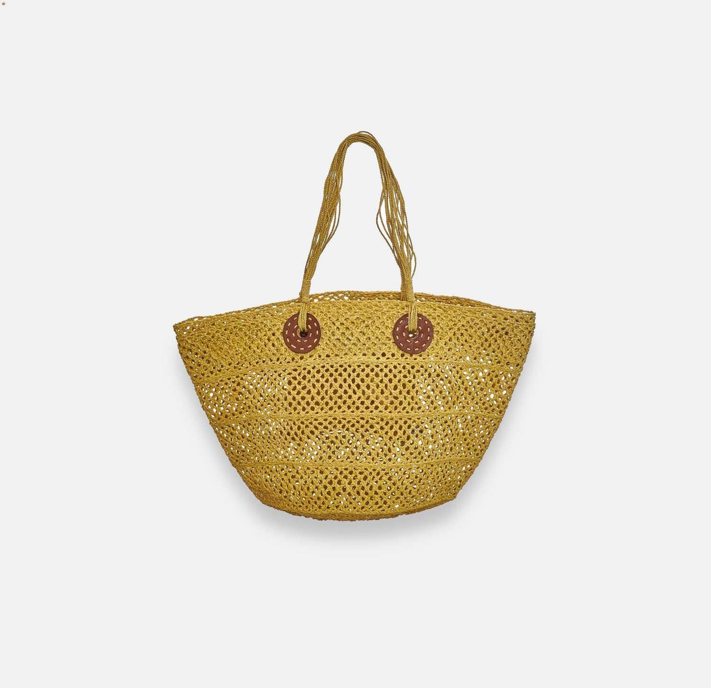 ARLETTE SS24 - Sac à bandoulière en raphia - Sans-Arcidet