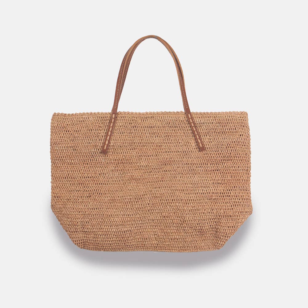 Beby MA-C SS23 - Panier classique en raphia à mailles serrées - Sans-Arcidet