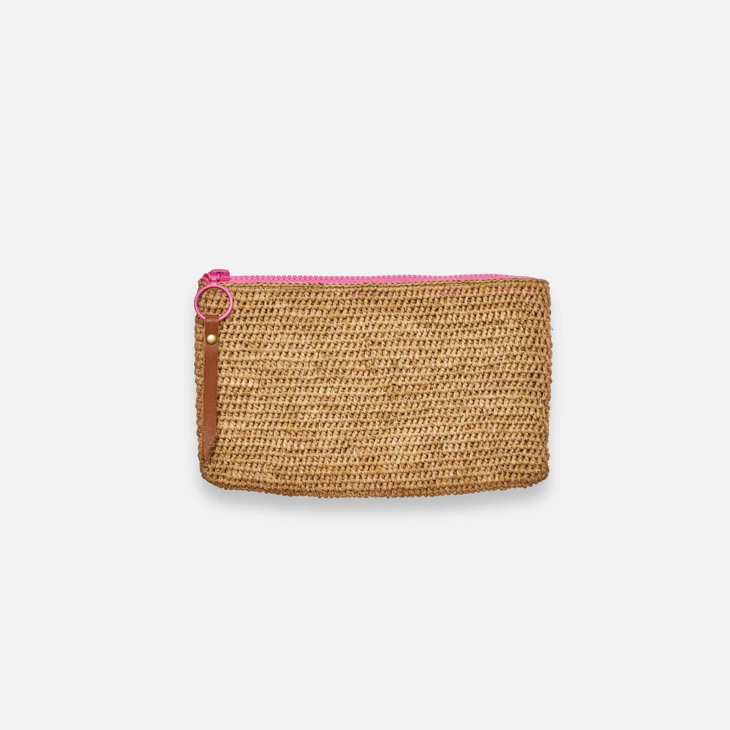 RIVER MA SS24 - Pochette classique en raphia - Sans-Arcidet