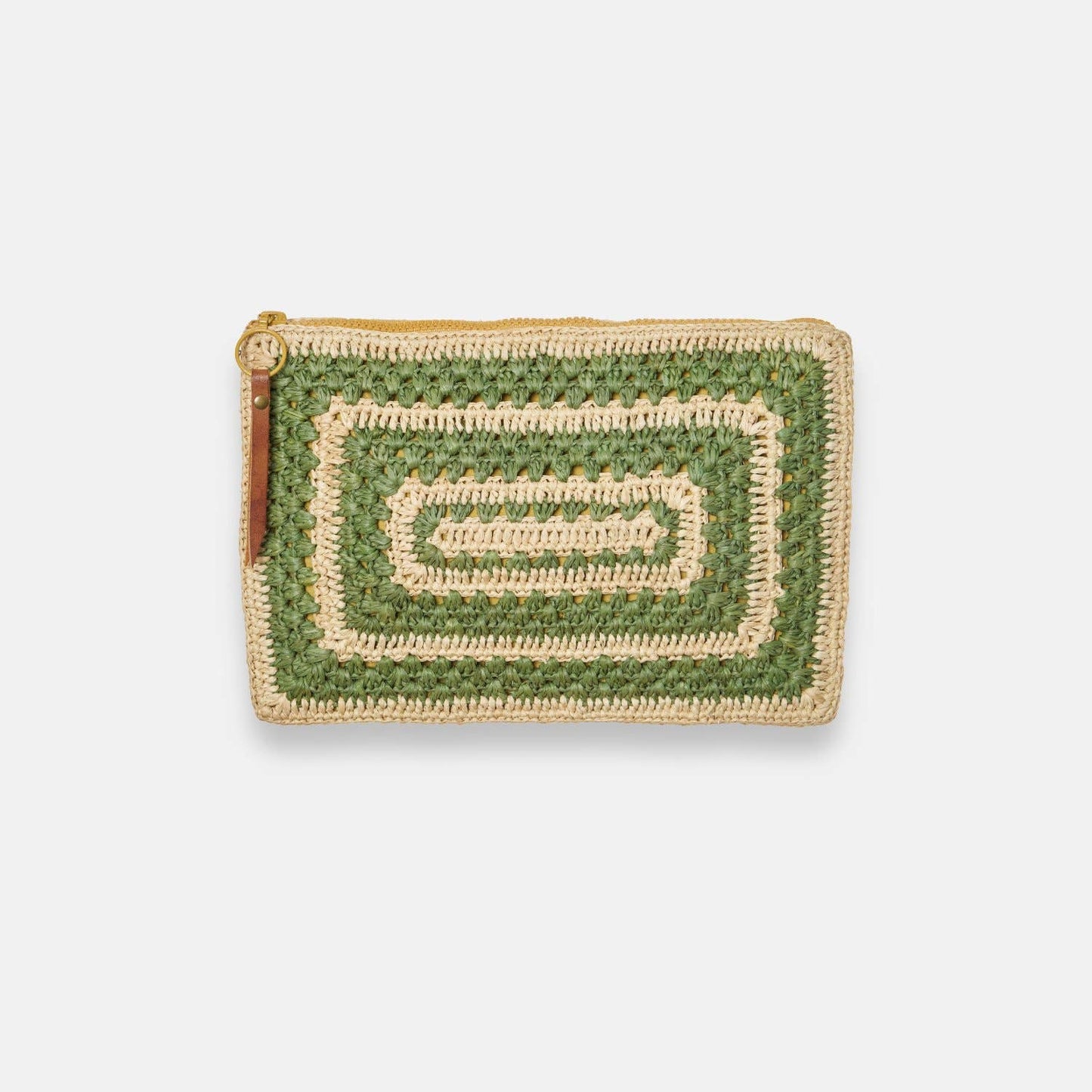 COCO POCKET SS24 - Pochette en raphia bicolore