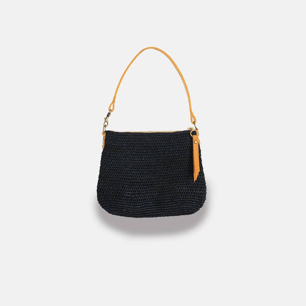 Balagan MA SS23 - Sac à bandoulière en raphia à mailles serrées