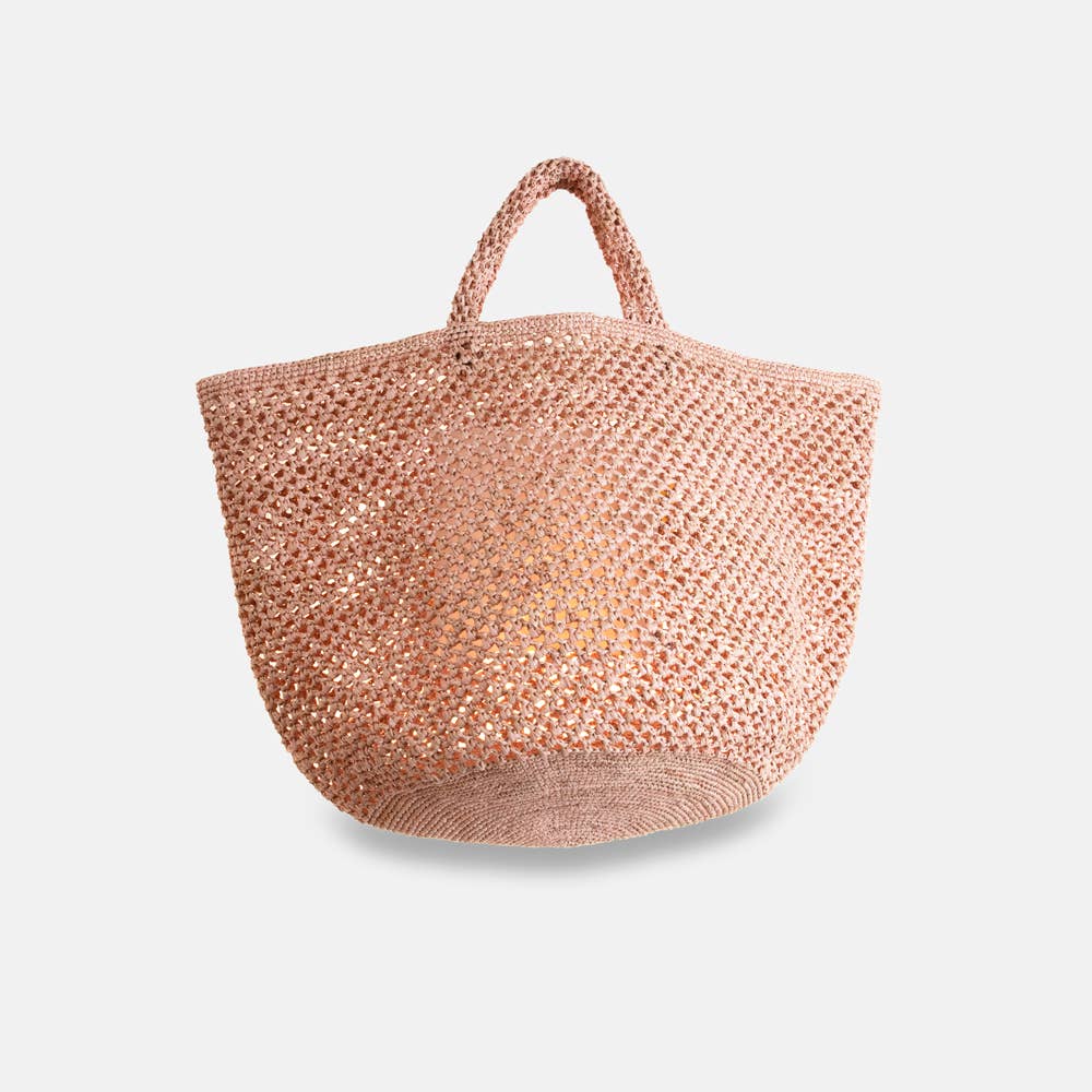 Kapity Lacy SS22 - Panier en raphia ajouré - Sans-Arcidet