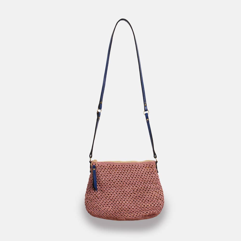 Balagan Lacy SS23 - Sac à bandoulière en raphia ajouré - Sans-Arcidet
