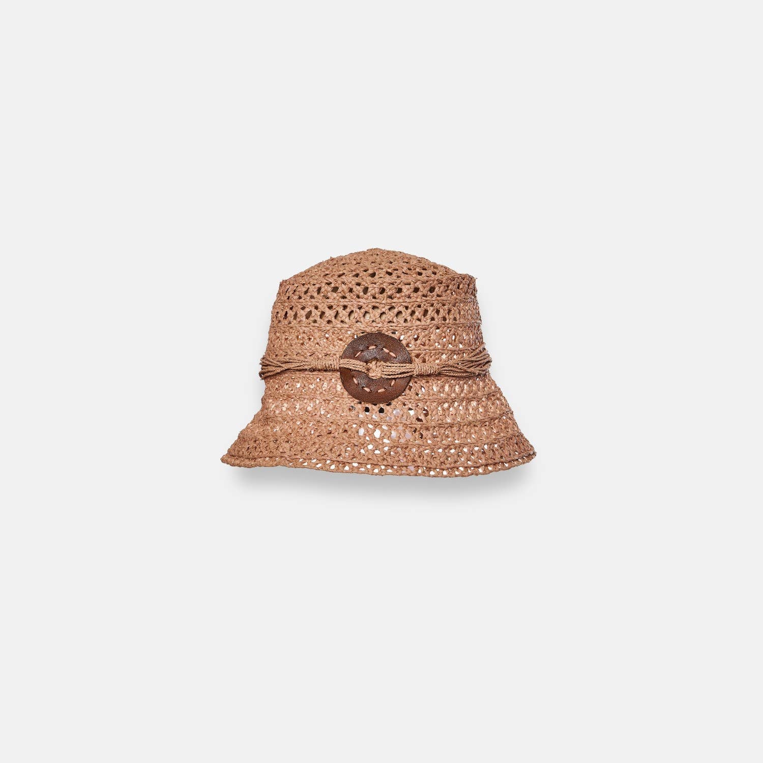 ARLETTE BOB SS24 - Chapeau en raphia Bucket - Sans-Arcidet