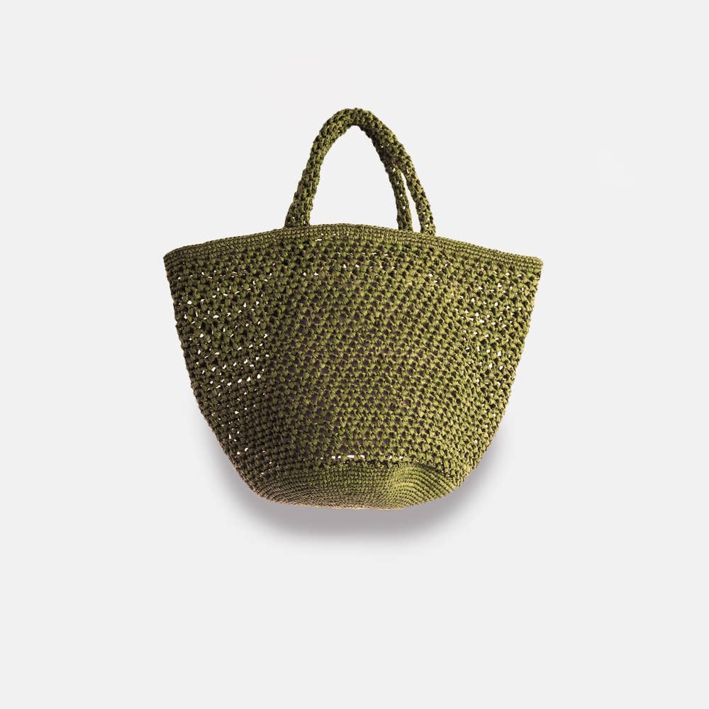 Kapity Lacy SS23 - Panier classique en raphia ajouré - Sans-Arcidet
