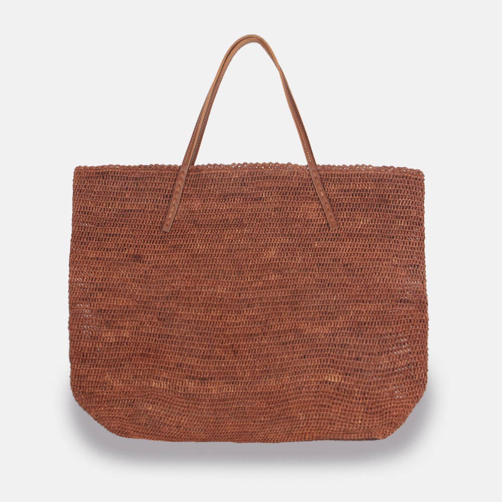 Beby MA-C SS23 - Panier classique en raphia à mailles serrées - Sans-Arcidet