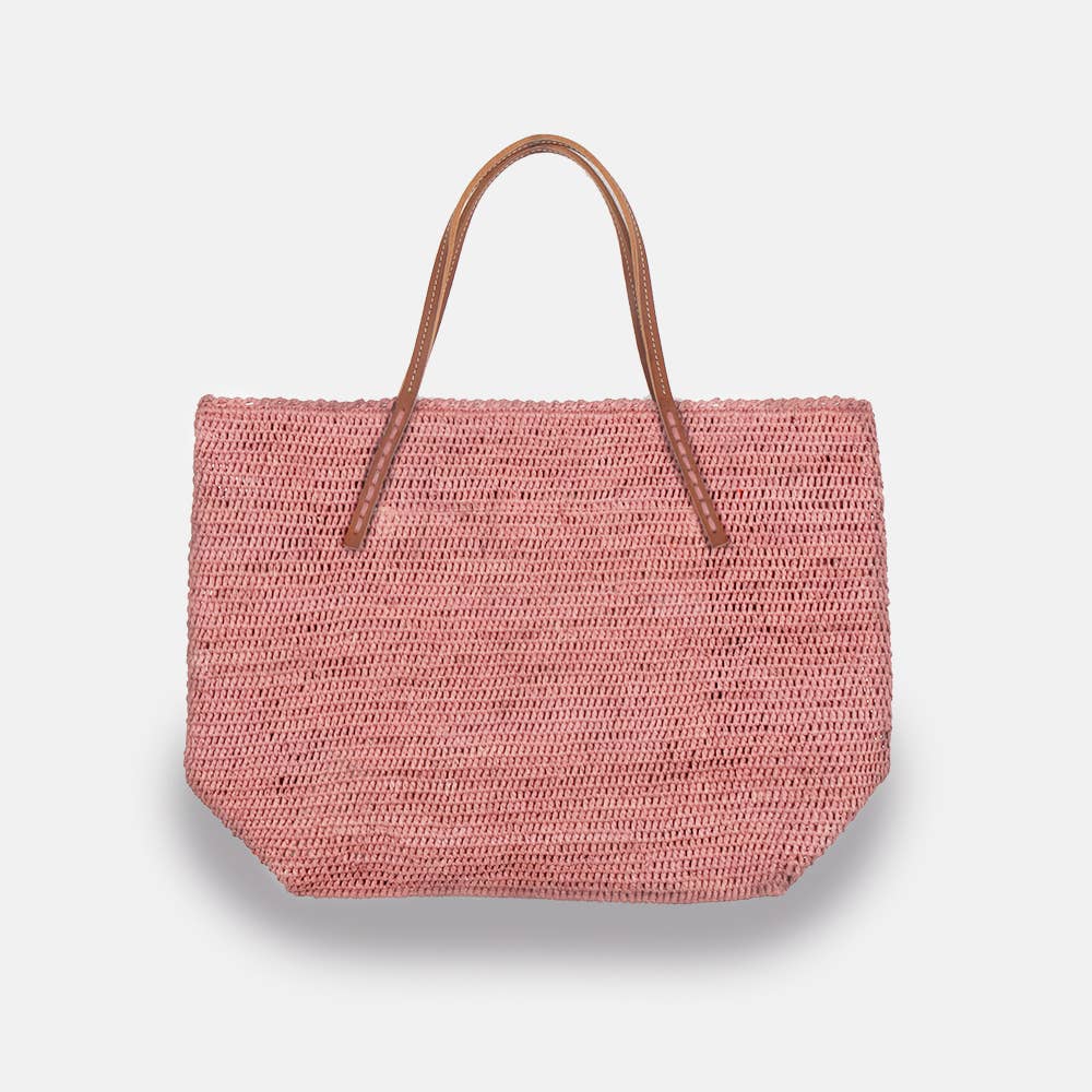 Beby MA-C SS23 - Panier classique en raphia à mailles serrées - Sans-Arcidet