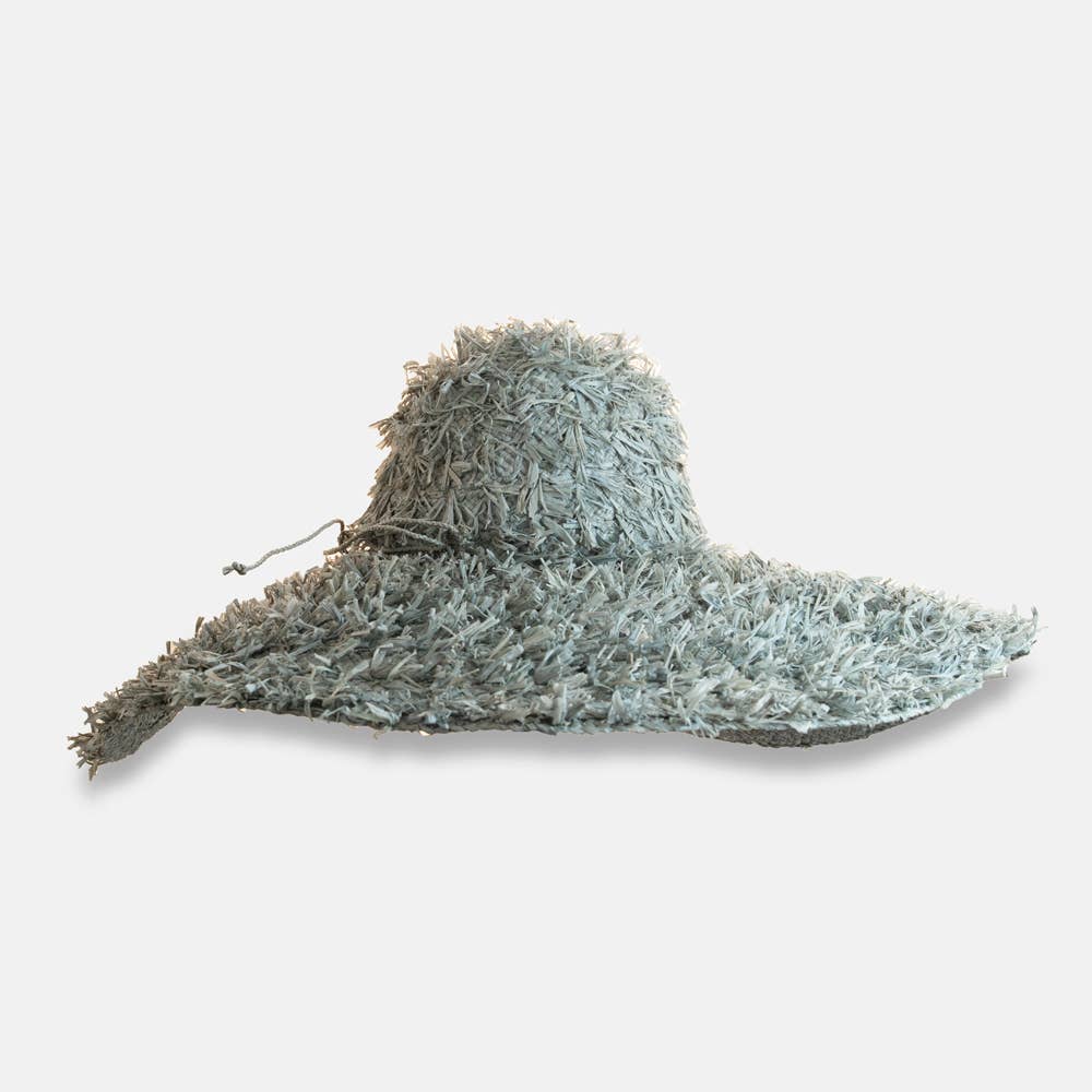 Summertime SS22 - Chapeau à large bord en raphia - Sans-Arcidet