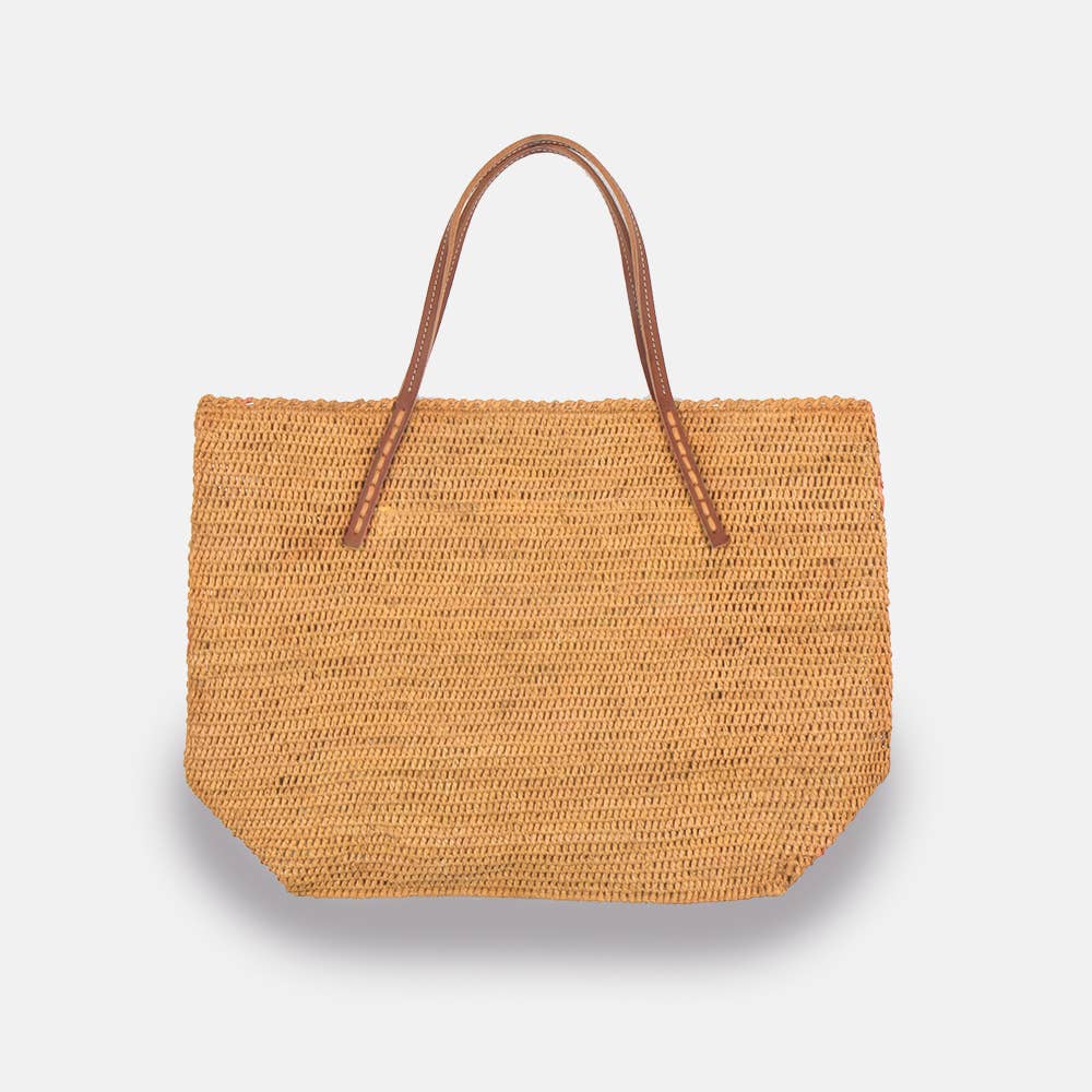 Beby MA-C SS23 - Panier classique en raphia à mailles serrées - Sans-Arcidet