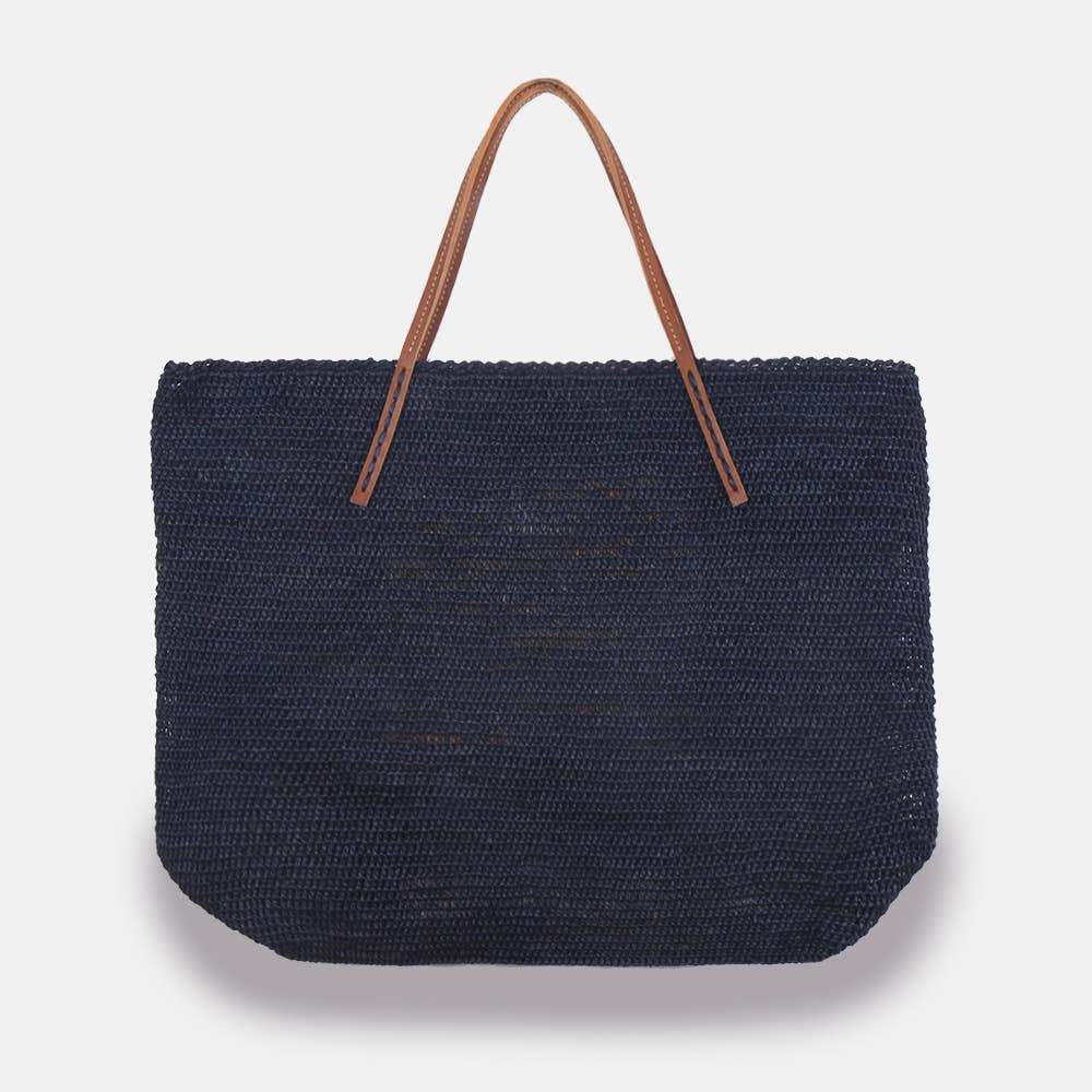 Beby MA-C SS23 - Panier classique en raphia à mailles serrées - Sans-Arcidet