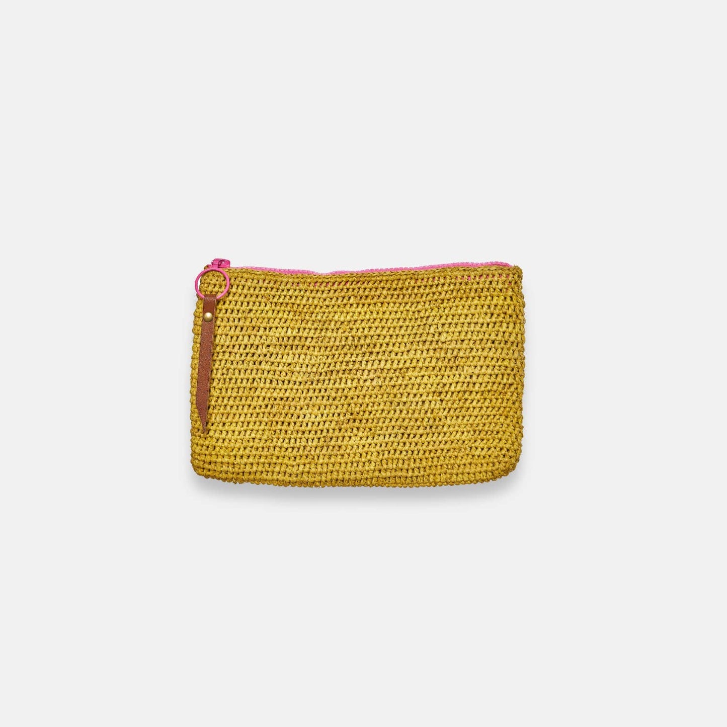 RIVER MA SS24 - Pochette classique en raphia