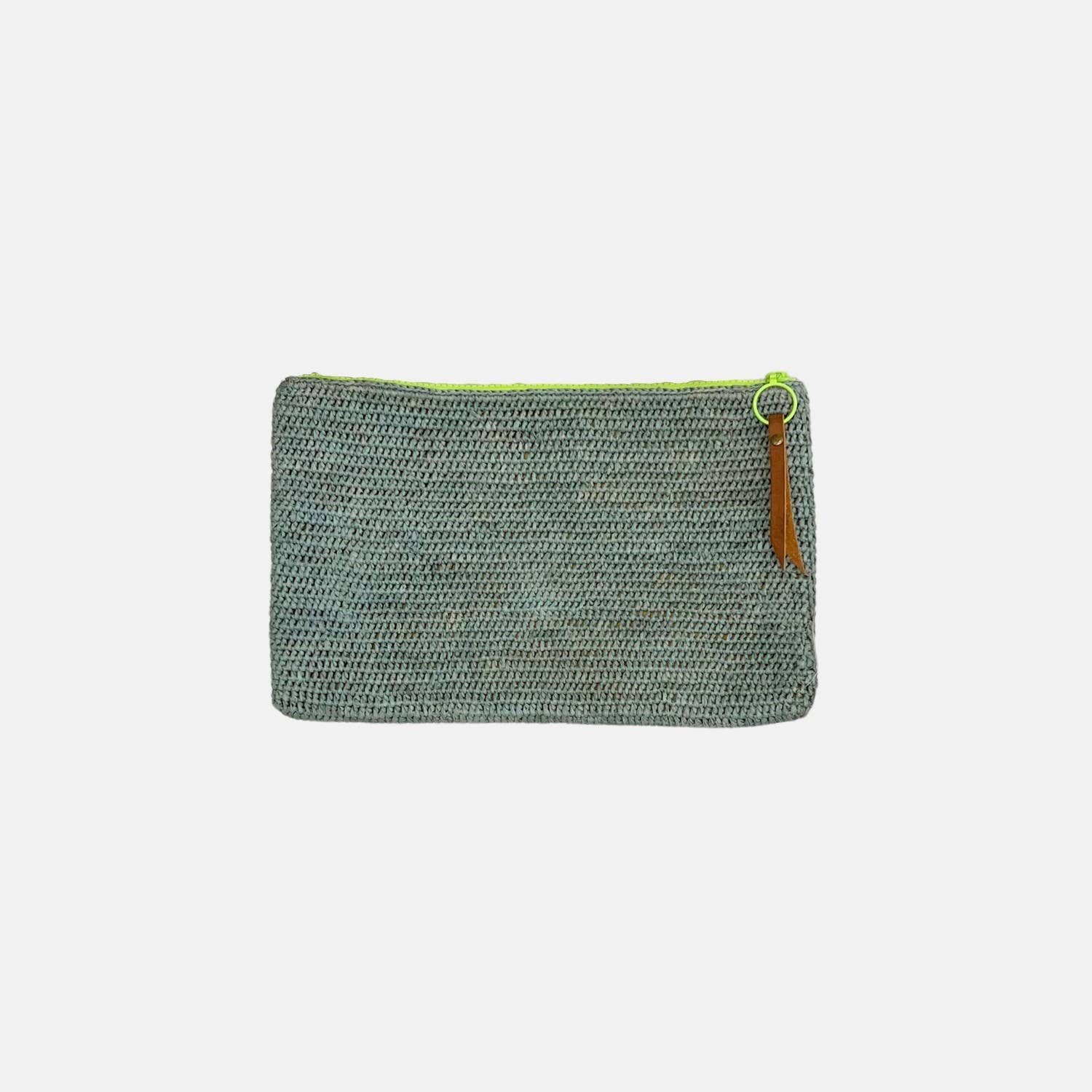 RIVER MA SS24 - Pochette classique en raphia - Sans-Arcidet