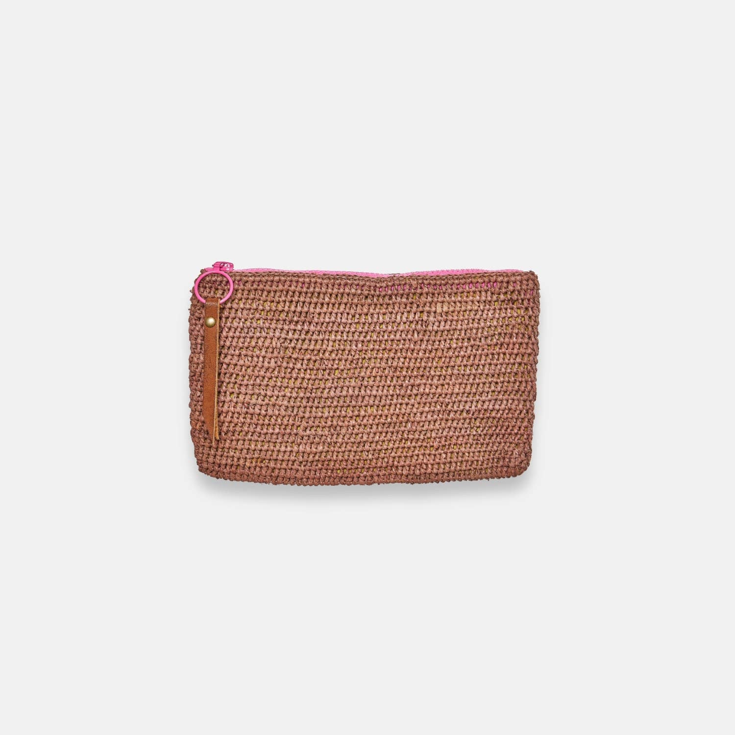 RIVER MA SS24 - Pochette classique en raphia - Sans-Arcidet