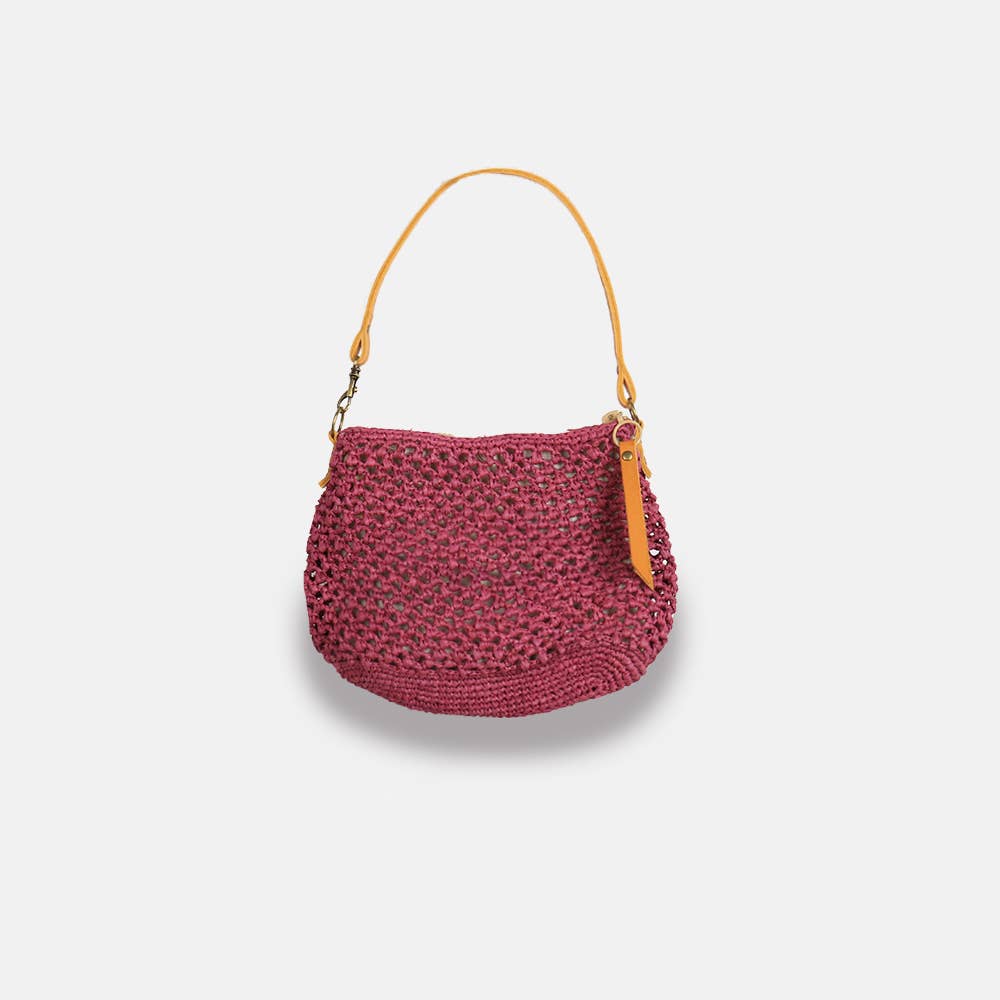 Balagan Lacy SS23 - Sac à bandoulière en raphia ajouré - Sans-Arcidet