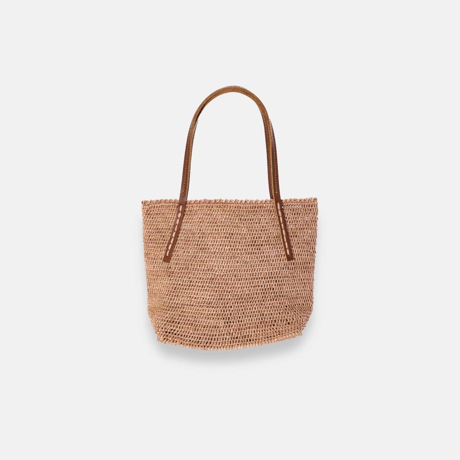 BEBY MA-C SS24 - Sac fourre-tout classique en raphia - Sans-Arcidet