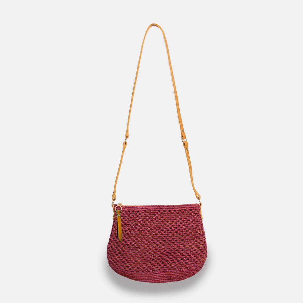 Balagan Lacy SS23 - Sac à bandoulière en raphia ajouré - Sans-Arcidet