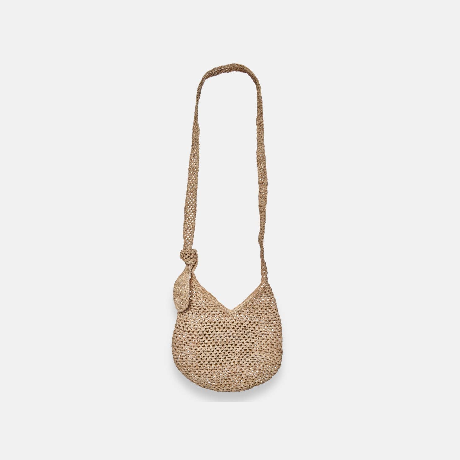 TINA SS24 - Sac à bandoulière en raphia - Sans-Arcidet