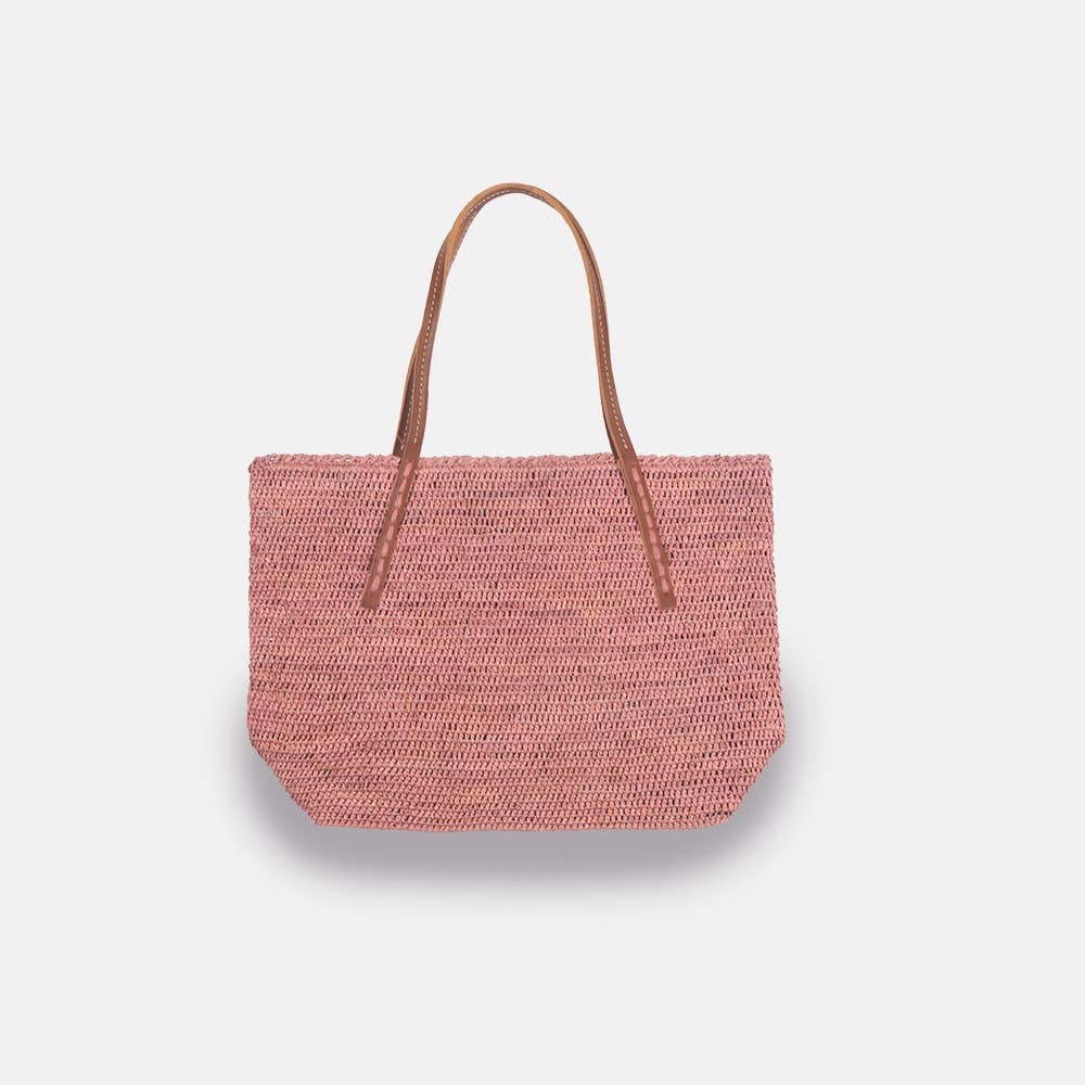 Beby MA-C SS23 - Panier classique en raphia à mailles serrées - Sans-Arcidet