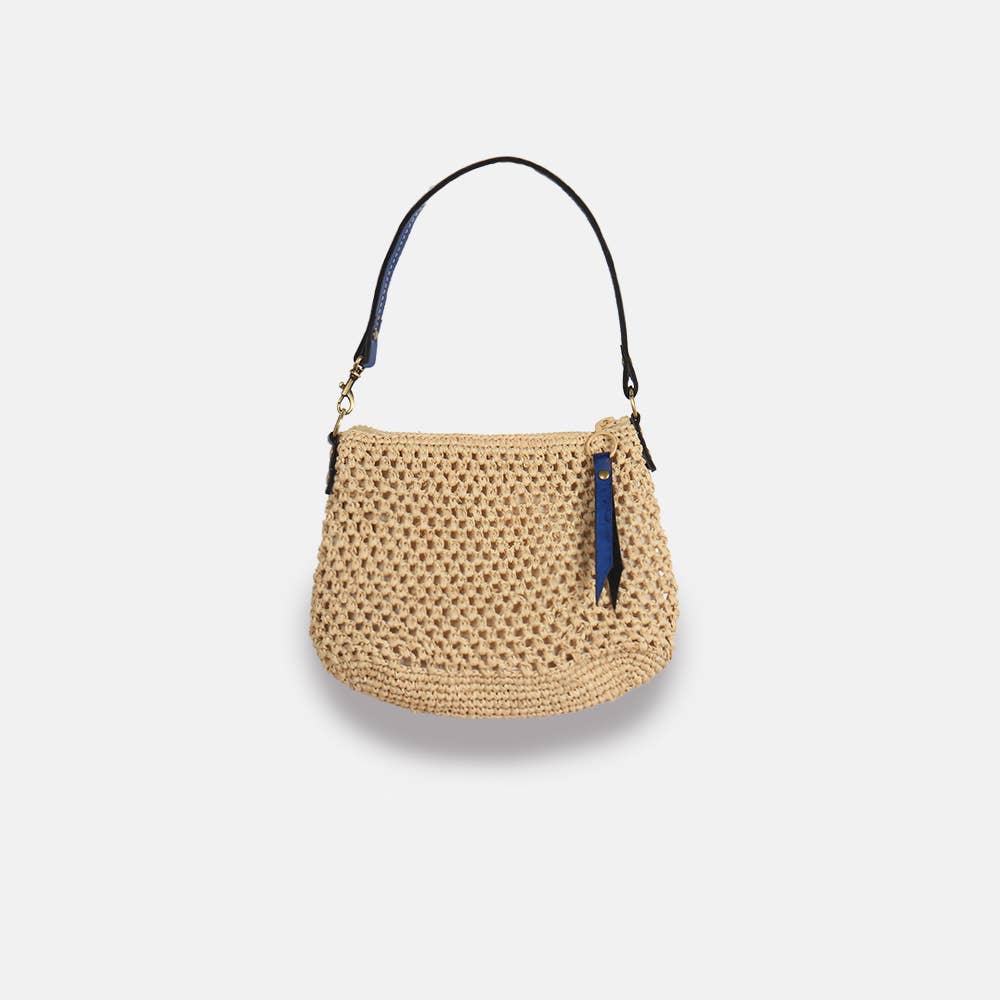 Balagan Lacy SS23 - Sac à bandoulière en raphia ajouré - Sans-Arcidet