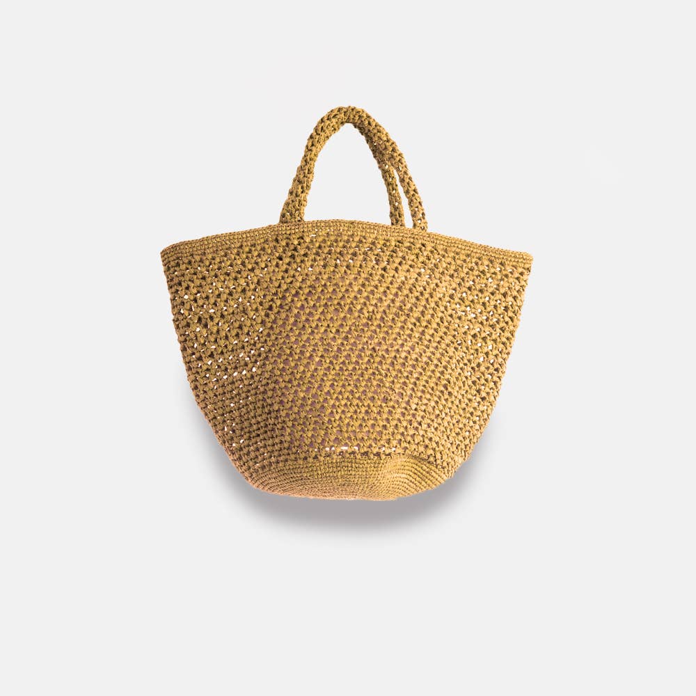 Kapity Lacy SS23 - Panier classique en raphia ajouré - Sans-Arcidet