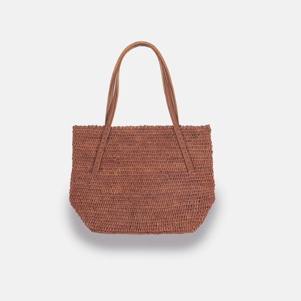 Beby MA-C SS23 - Panier classique en raphia à mailles serrées - Sans-Arcidet