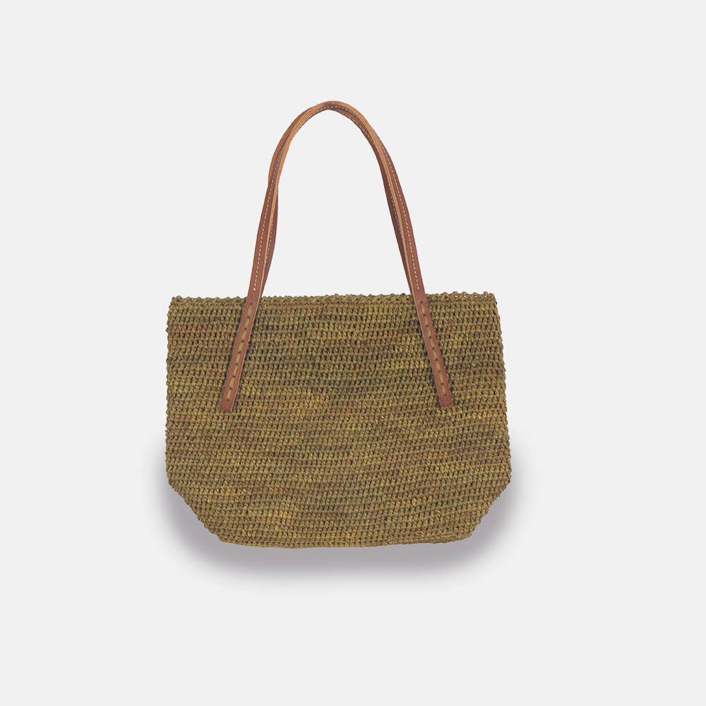 Beby MA-C SS23 - Panier classique en raphia à mailles serrées - Sans-Arcidet