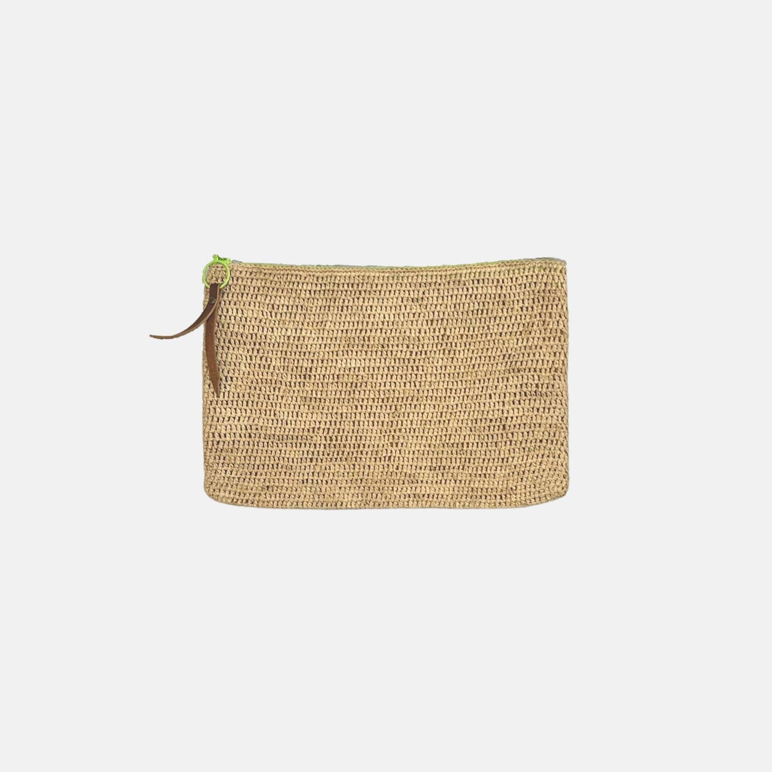 RIVER MA SS24 - Pochette classique en raphia - Sans-Arcidet