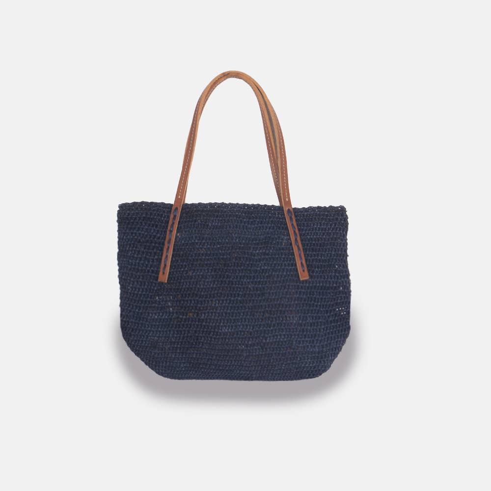 Beby MA-C SS23 - Panier classique en raphia à mailles serrées - Sans-Arcidet