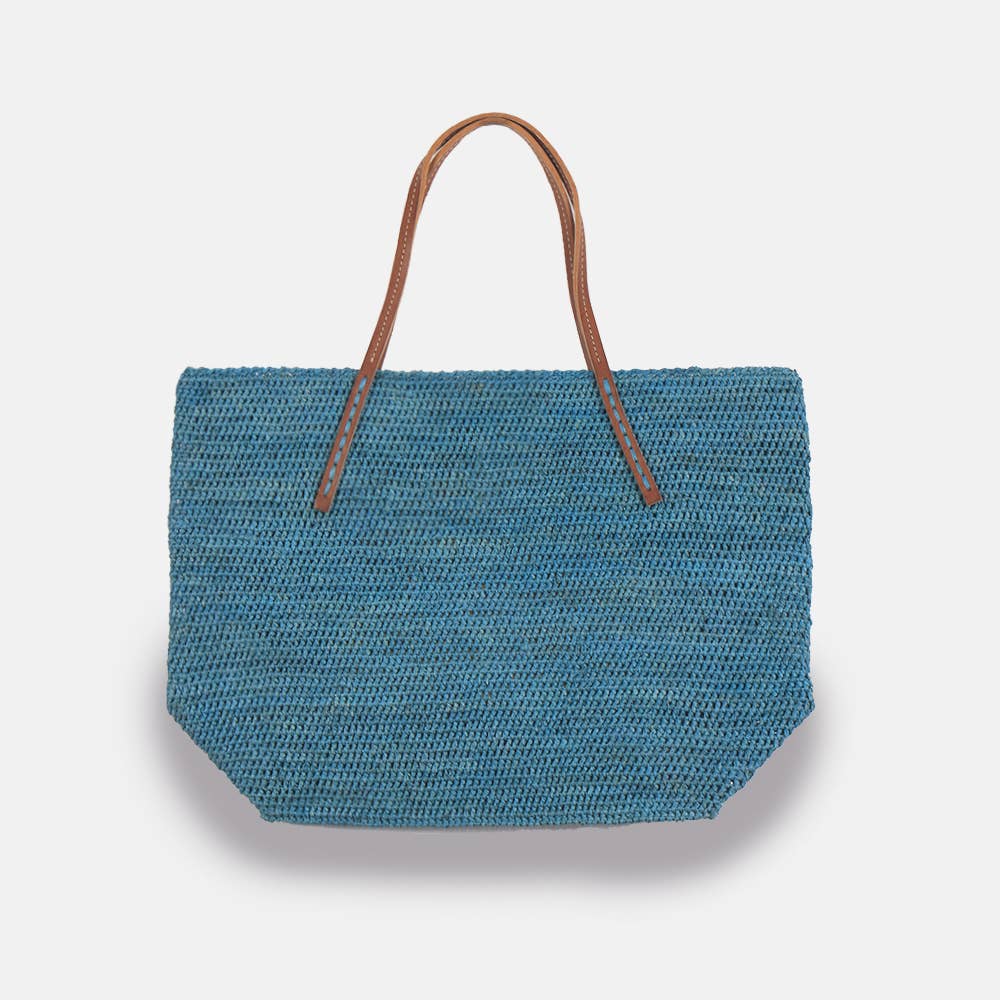 Beby MA-C SS23 - Panier classique en raphia à mailles serrées - Sans-Arcidet
