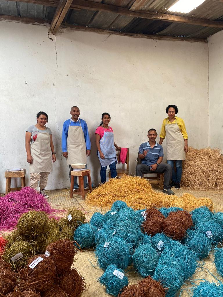 The artisans team in Madagascar